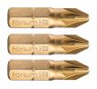 Bit krížový 3ks, PZ 2x25mm, S2, FORTUM