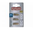 Bit krížový 3ks, PZ 2x25mm, S2, FORTUM