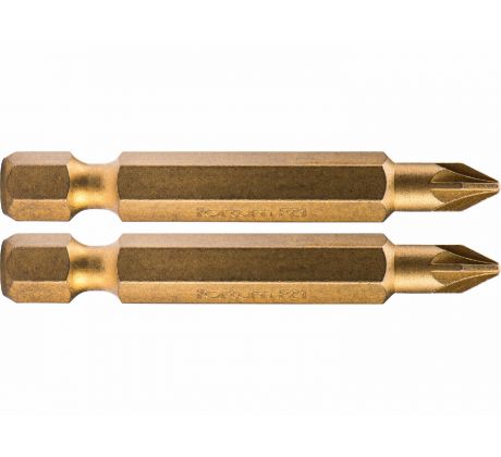 Bit krížový 2ks, PZ 1x50mm, S2, FORTUM