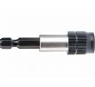 Nadstavec na bity magnetický, 1/4"x60mm, Fix-Clip, CrV, FORTUM