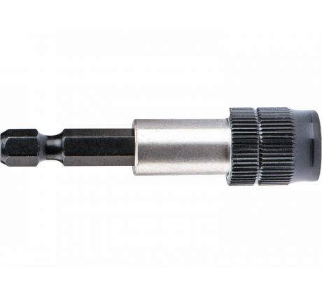 Nadstavec na bity magnetický, 1/4"x60mm, Fix-Clip, CrV, FORTUM