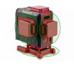 Laser líniový, krížový samonivelačný, zelený, 3D (3x360°), Li-ion akumulátor, USB nabíjanie, FORTUM