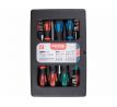 Skrutkovače magnetické s bitmi, 48-dielna sada, CrV, EXTOL PREMIUM