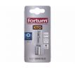 Hlavica nástrčná magnetická so 6-hrannou stopkou 1/4’’, 7x48mm, CrV, FORTUM