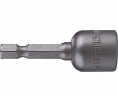 Hlavica nástrčná magnetická so 6-hrannou stopkou 1/4’’, 13x48mm, CrV, FORTUM