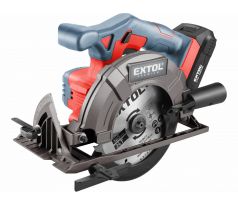 Píla kotúčová aku Share20V, 1x 2Ah, kotúč 165mm, EXTOL PREMIUM