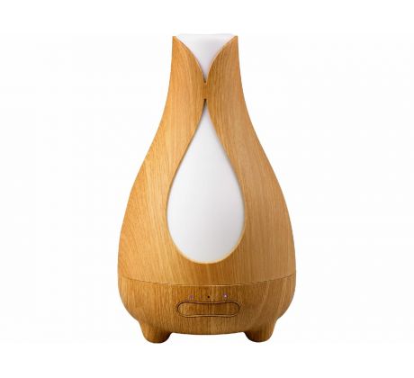 Aróma difuzér TULIP, svetlé drevo, 200ml, 7 farieb, 12W, Ø13,6x23,5cm, Nature7