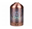 Aróma difuzér ORIENT, kovový povrch, 100ml, 7 farieb, 12W, Ø9,1x16cm, Nature7