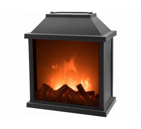 Krb LED, s plápolajúcim ohňom, 3x1,5V C, 30x17x36cm, EXTOL LIGHT