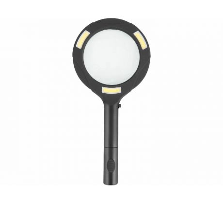 Lupa so svetlom, 3x0,5W COB, 80 lúmenov, EXTOL LIGHT