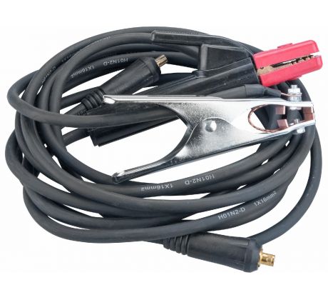 Káble zváracie s rýchlokonektorom 10-25, 3m/16mm², max. 160A, EXTOL PREMIUM