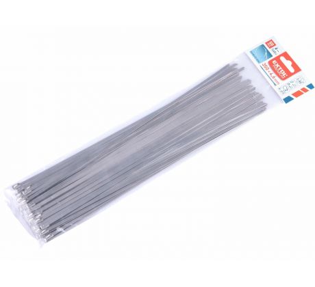 Pásky sťahovacie antikorové, 4,6x350mm, 50ks, 56kg, EXTOL PREMIUM