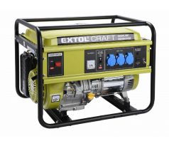 Elektrocentrála rámová benzínová, 1F, 5,5kW/230V, EXTOL CRAFT