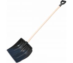 Odhŕňač na sneh plastový, drevená násada, 500mm