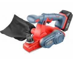 Hoblík falcovací aku Share20V, 1x 2Ah, hobľovacia šírka 60mm, EXTOL PREMIUM