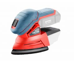 Brúska deltová vibračná aku Share20V, bez aku, základňa 135×95mm, EXTOL PREMIUM