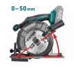Píla kotúčová aku Share20V, bez aku, kotúč 165mm, bezuhlíkový motor, EXTOL INDUSTRIAL