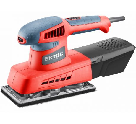 Brúska vibračná, príkon 200W, 182x90mm, hliníková základňa, EXTOL PREMIUM