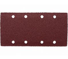 Papier brúsny na suchý zips 10ks, 8 otvorov, 93x185mm, P40, EXTOL PREMIUM