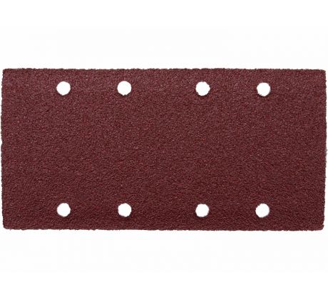 Papier brúsny na suchý zips 10ks, 8 otvorov, 93x185mm, P40, EXTOL PREMIUM