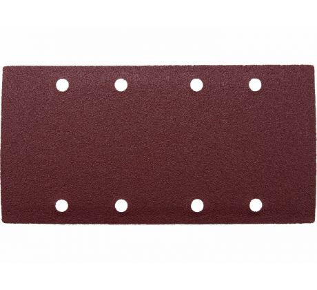 Papier brúsny na suchý zips 10ks, 8 otvorov, 93x185mm, P80, EXTOL PREMIUM
