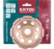 Kotúč brúsny diamantový jednoradový, 115mm, EXTOL INDUSTRIAL