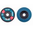 Kotúč lamelový šikmý, zirkón, Ø125x22,2mm, P80, EXTOL INDUSTRIAL