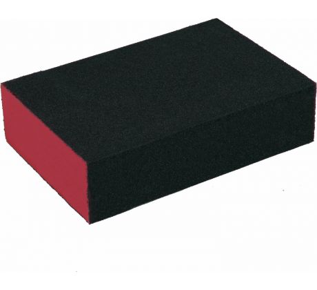 Špongia brúsna 4-stranná, 100x70x25mm, P60, EVA, EXTOL PREMIUM