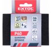 Špongia brúsna 4-stranná, 100x70x25mm, P60, EVA, EXTOL PREMIUM