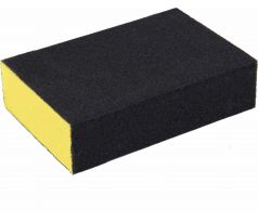 Špongia brúsna 4-stranná, 100x70x25mm, P120, EVA, EXTOL PREMIUM