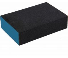 Špongia brúsna 4-stranná, 100x70x25mm, P180, EVA, EXTOL PREMIUM