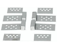 Úchytky s magnetom pod obkladačky, 4ks, kovové