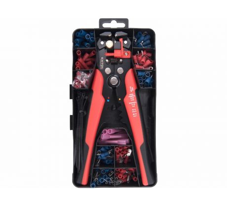 Kliešte krimpovacie pre káble 0,2-6,0mm2, sada 231ks, EXTOL PREMIUM