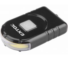 Svietidlo 1W COB LED s klipom a magnetom, 160lm, USB nabíjanie, EXTOL LIGHT