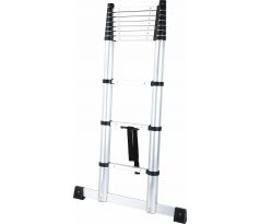 Rebrík teleskopický hliníkový 3,2m, max. 150kg, 10 stupienkov, EXTOL PREMIUM