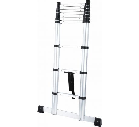 Rebrík teleskopický hliníkový 3,2m, max. 150kg, 10 stupienkov, EXTOL PREMIUM