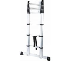 Rebrík teleskopický hliníkový 3,8m, max. 150kg, 12 stupienkov, EXTOL PREMIUM