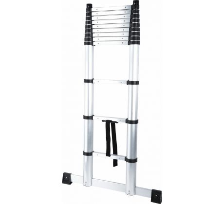 Rebrík teleskopický hliníkový 3,8m, max. 150kg, 12 stupienkov, EXTOL PREMIUM