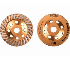 Kotúč brúsny diamantový dokončovací, 125mm, Turbo, EXTOL INDUSTRIAL