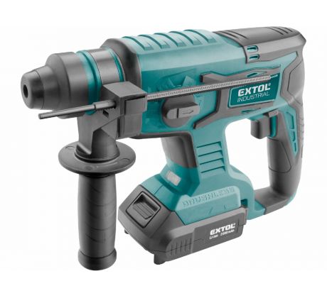 Kladivo vŕtacie aku Share20V, 1x 2Ah, SDS-plus, 1,7J, bezuhlíkový motor, EXTOL INDUSTRIAL