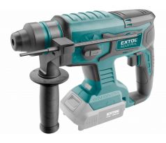 Kladivo vŕtacie aku Share20V, bez aku, SDS-plus, 1,7J, bezuhlíkový motor, EXTOL INDUSTRIAL