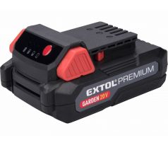 Akumulátor Garden 20V/2Ah, pre záhradné aku náradie, EXTOL PREMIUM