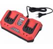 Nabíjačka akumulátorov Garden 20V/2x2,4A pre záhradné aku náradie, EXTOL PREMIUM