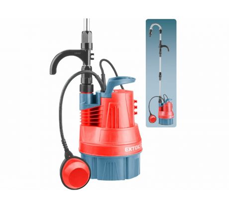 Čerpadlo ponorné do suda 350W, max. 5000l/h, výtlak 11m, EXTOL PREMIUM