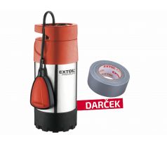 Čerpadlo ponorné 4-stupňové antikorové, príkon 1000W + DARČEK: 8856312 páska lepiaca textilná, EXTOL