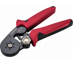 Kliešte lisovacie na dutinky samonastaviteľné, 175mm, na káble 0,08-10,0mm2, FORTUM