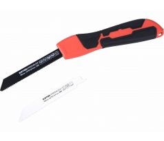 Rukoväť na pílové plátky, so zásobníkom na 3 plátky, EXTOL PREMIUM