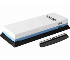Kameň brúsny kombinovaný, s vodítkom, zrnitosť P400 a P1000, EXTOL PREMIUM