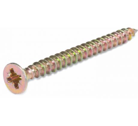 Vrut do dreva tvrdený zinok žltý, 30ks, 5x50, EXTOL PREMIUM