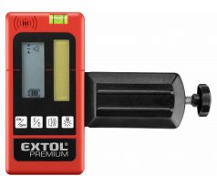 Prijímač laserového lúča pre červený a zelený laser, EXTOL PREMIUM